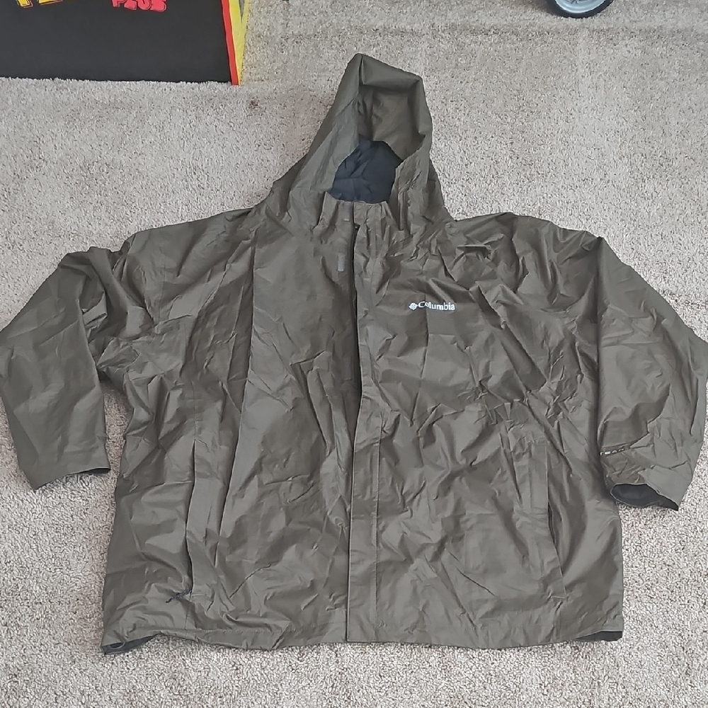 Columbia Olive Hooded Jacket
